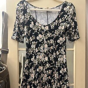 Aerie XS Soft&Sexy floral dress